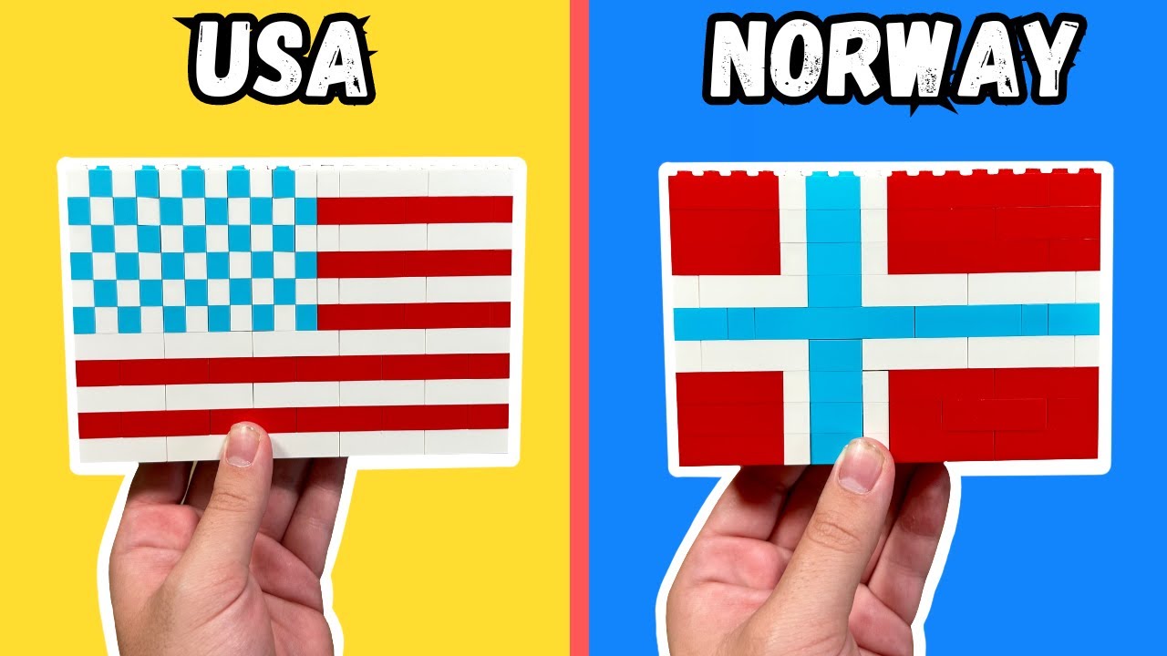 I Built 30 World Flags in LEGO