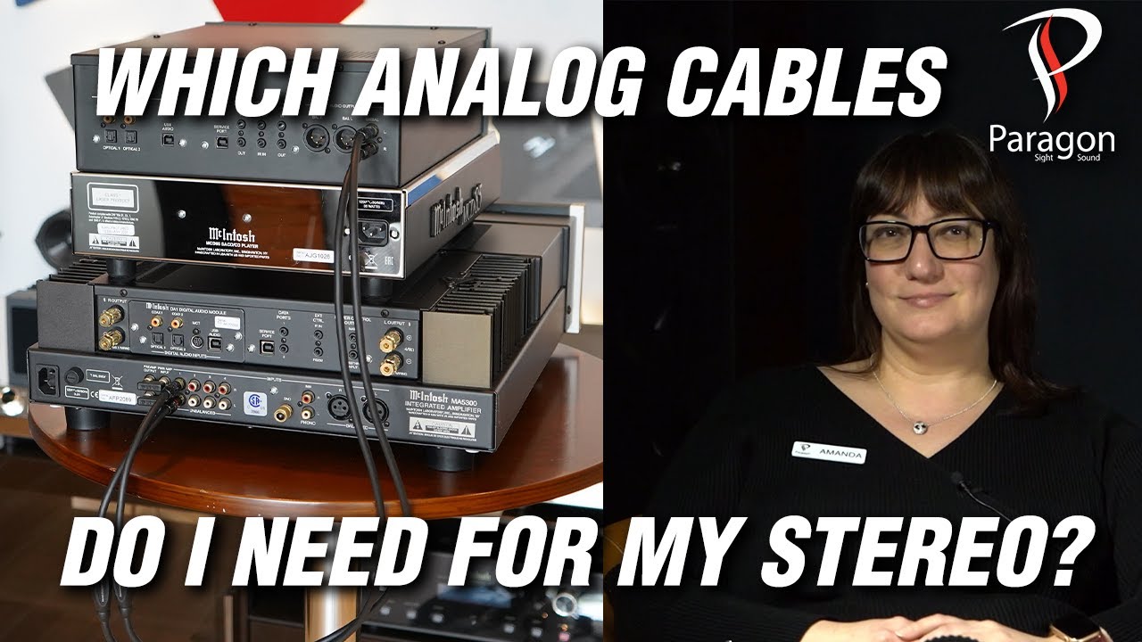 Intro to Analog Audio Cables -- RCA, Phono, XLR, Speaker, & Headphones Cables