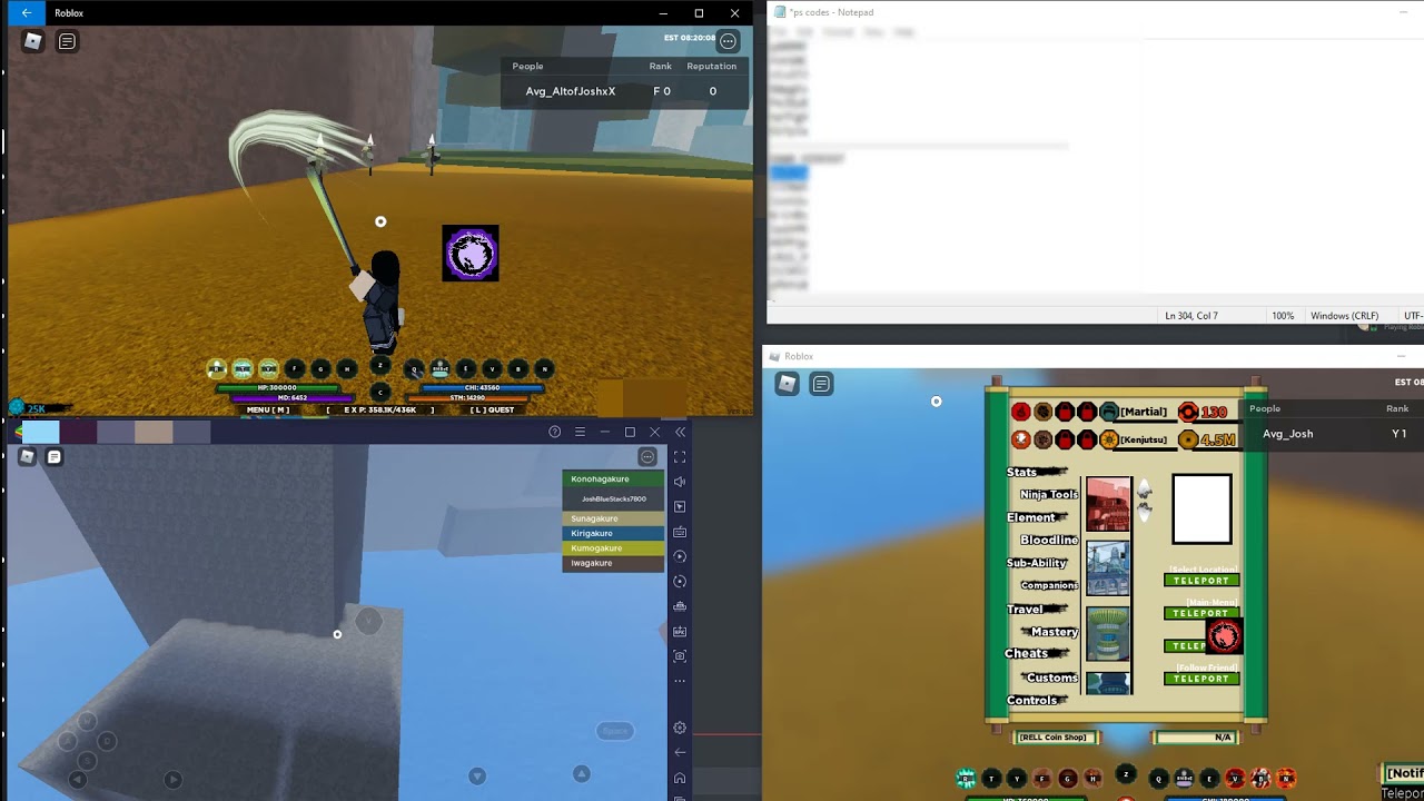 [Shindo Life] How i server hop for stuff!