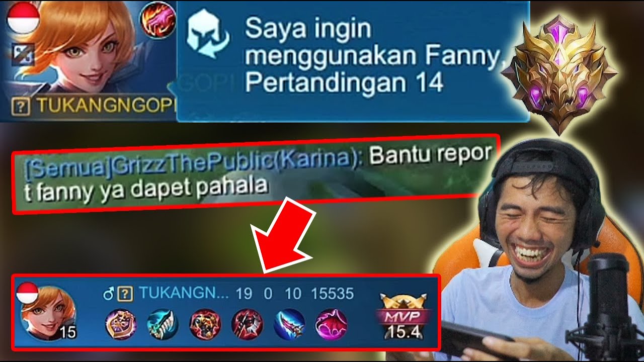 BANTU RIPOT FANNY DAPAT PAHALA WKWKWKK