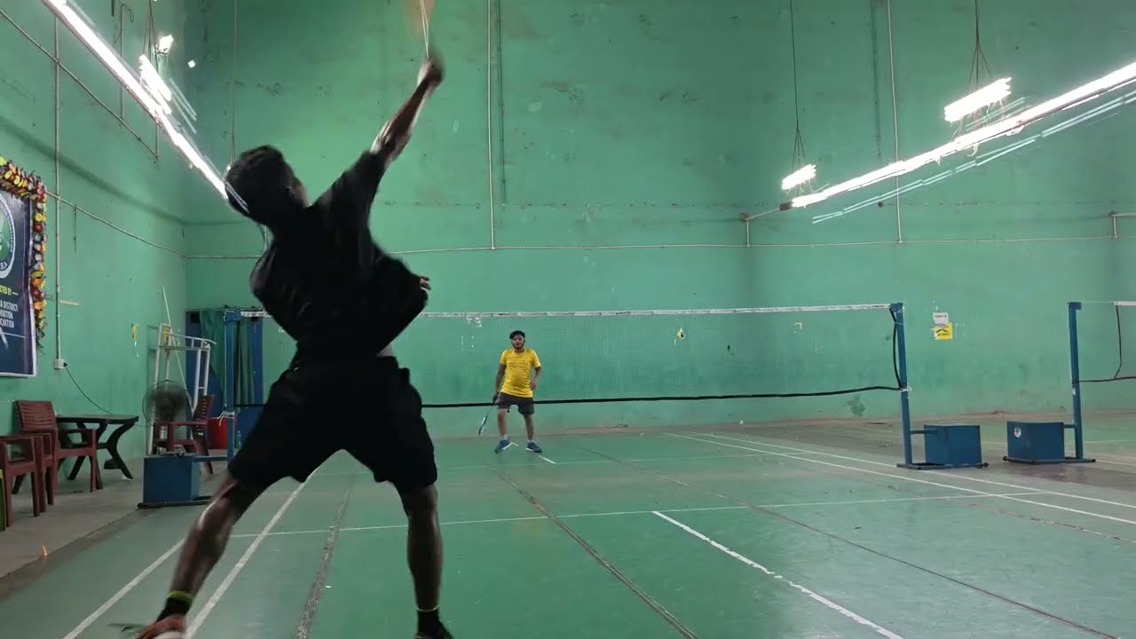 State level badminton match singles | Men's singles | Suraj vs Vimal|| 
