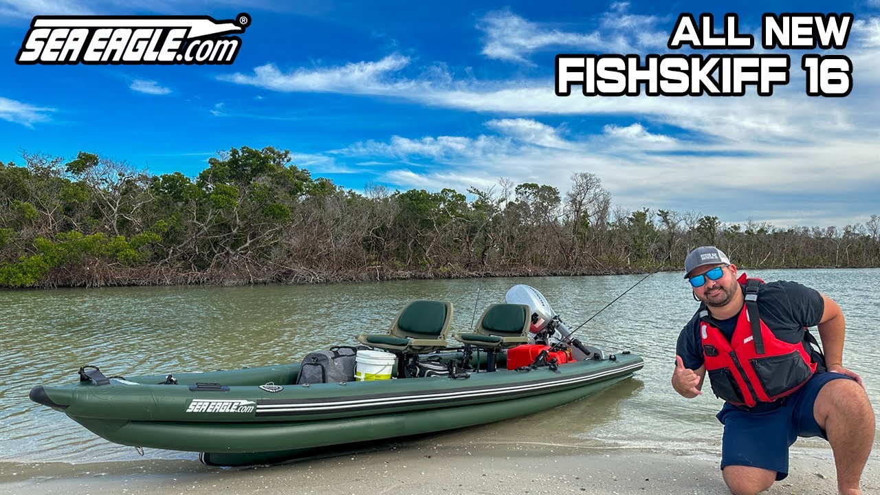 All New Sea Eagle FishSkiff 16 Overview - Surfing waves on the Florida Gulf Coast