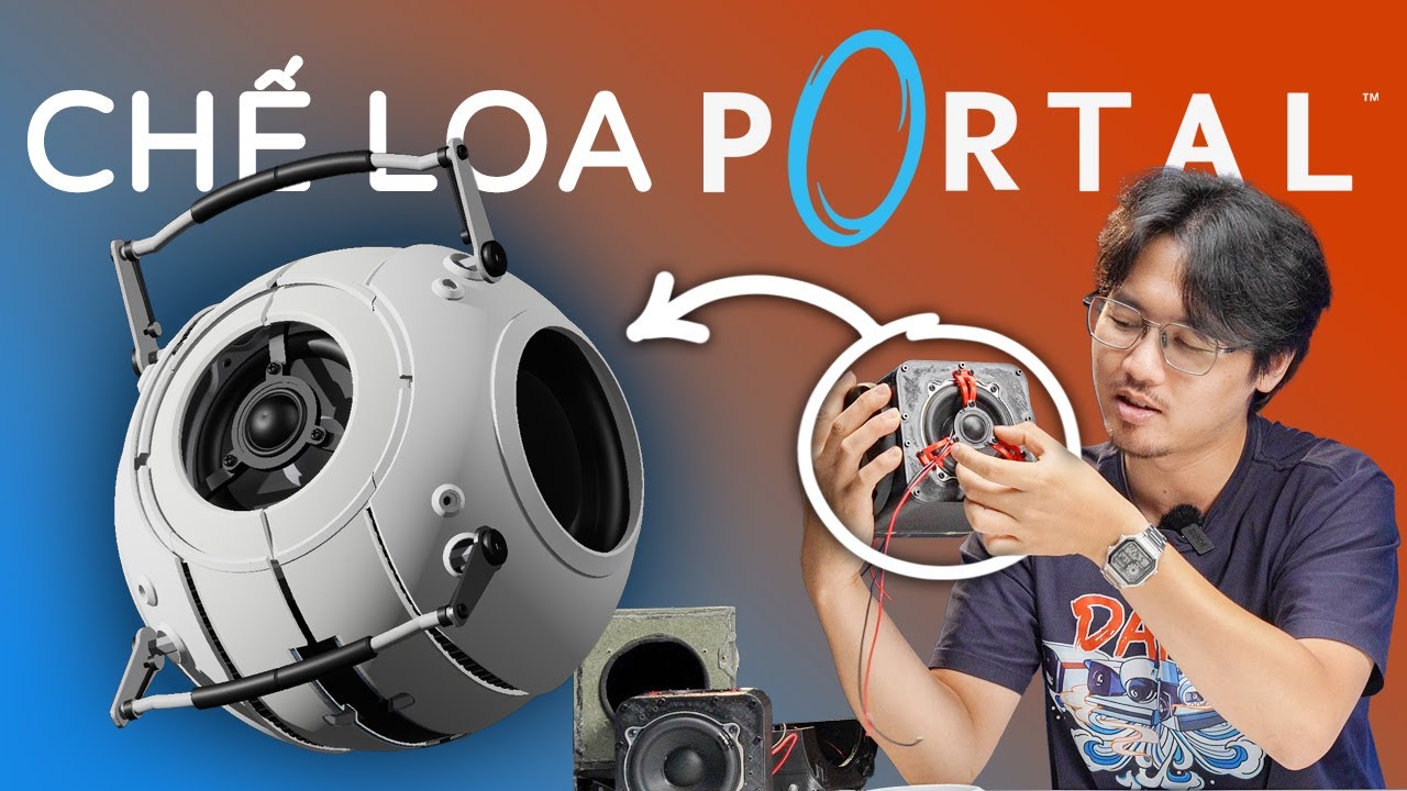 Mình THIẾT KẾ Loa Có BASS CỰC SÂU Từ GAME PORTAL - Phần 1: Mọi Thứ Bên Trong