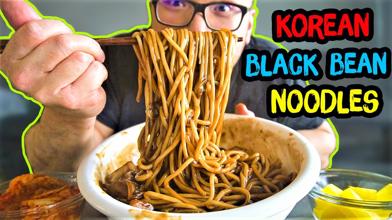 KOREAN BLACK BEAN NOODLES. Recipe