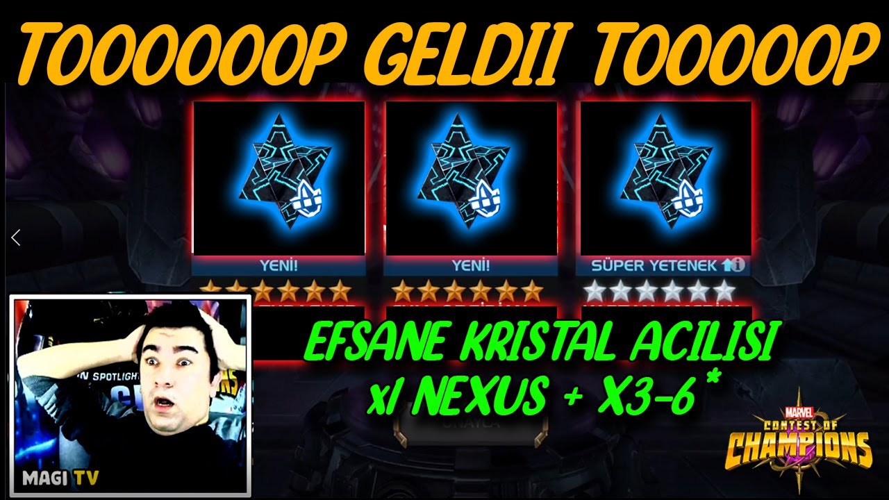 TOOOOOOOOOOP GELDİİİİİİ TOOOOOOOOOP - 6 YILDIZ KRİSTAL AÇILIŞI -- x1 NEXUS + X3 6 YILDIZ KRİSTALİ