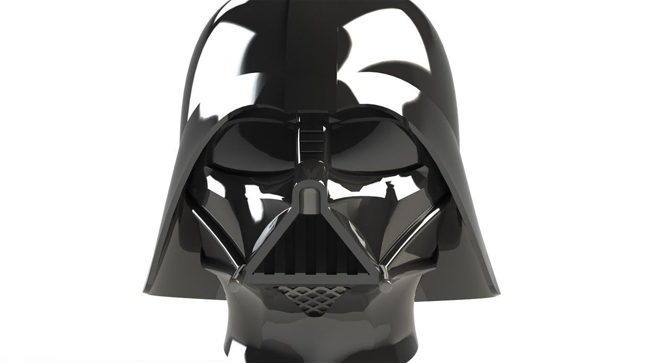 Darth Vader SolidWorks Model & Renders