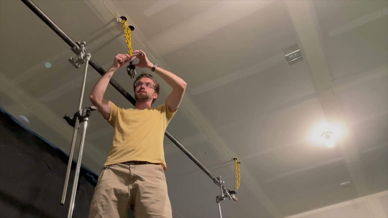 DIY Ceiling Light Grid for Film & Video Studio