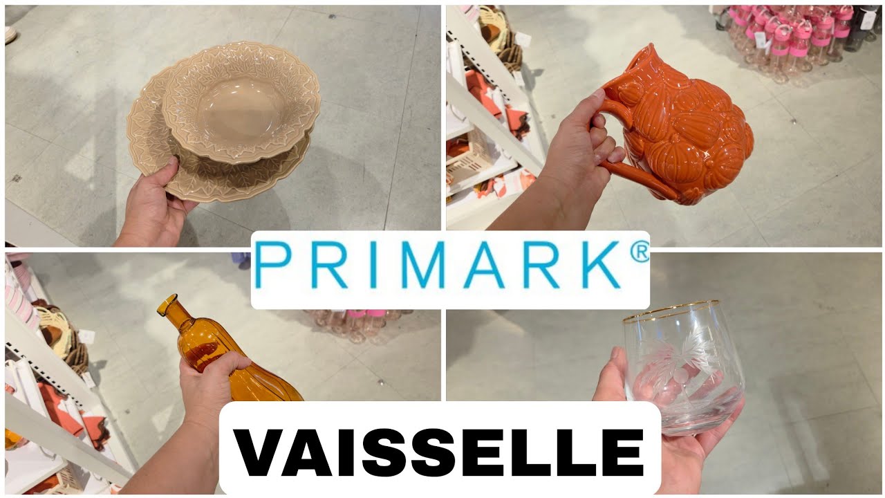 Arrivage primark - 5 septembre 2025 - la vaisselle