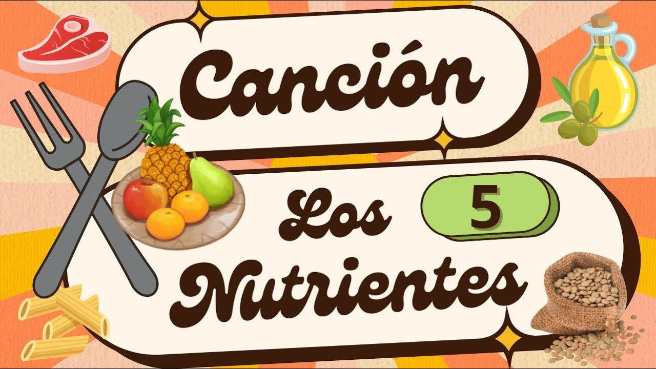 CANCI&Oacute;N DE LOS NUTRIENTES  👩🏼&zwj;🏫🎤  APRENDE CANTANDO | ALIMENTACI&Oacute;N SANA | SALUD EDUCACI&Oacute;N NUTRICIONAL