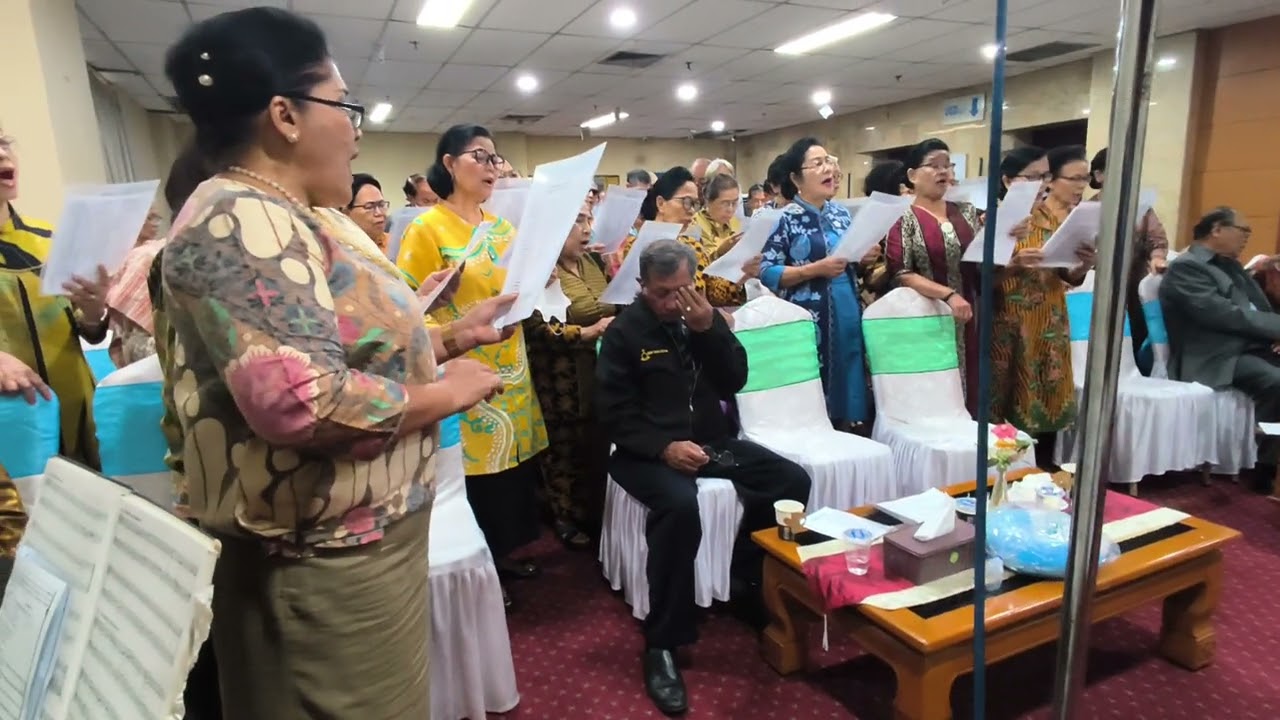 Bonataon Pdt Pensiun di RS Tebet 11 Pebru 2026. Koor Parousia, Trimakasih Tuhan