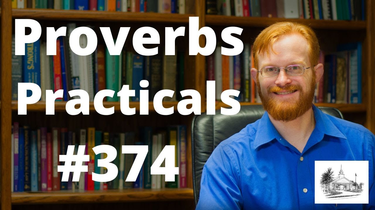 The Crushing Weight of Instability - Proverbs Practicals 374 - Proverbs 30:21-23