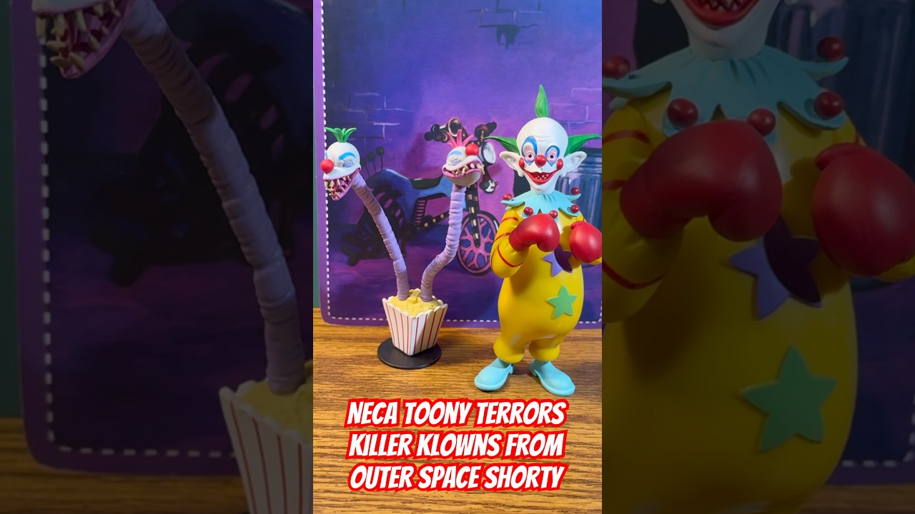 Краткий обзор фигурки Neca Toony Terrors Killer Klowns From Outer Space SHORTY! #neca #killerklowns