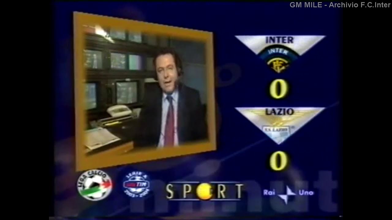 2003-04 (31^ - 25-04-2004) INTER-Lazio 0-0 Servizio 90°Minuto Rai1