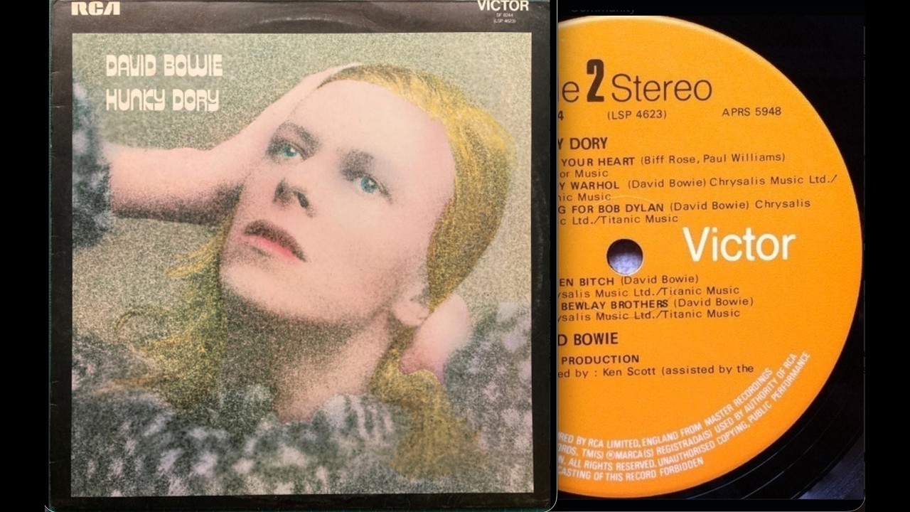 David Bowie - 1st UK press vinyl - Hunky Dory - side 2