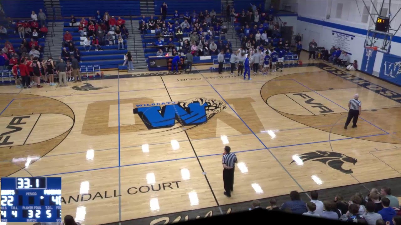 Oshkosh West High School vs Kimberly High School Mens JV Basketball
