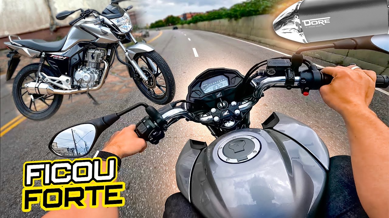 TESTEI NA RUA O ESCAPE DORE NA FAN 160 0KM SEM PLACA