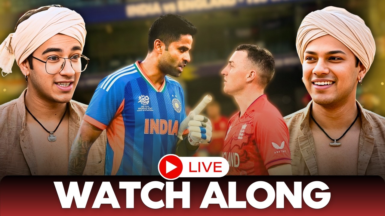 Watching India Destroy England LIVE | Ind vs Eng Semi Final Live Watch Along | T20 WC 2026