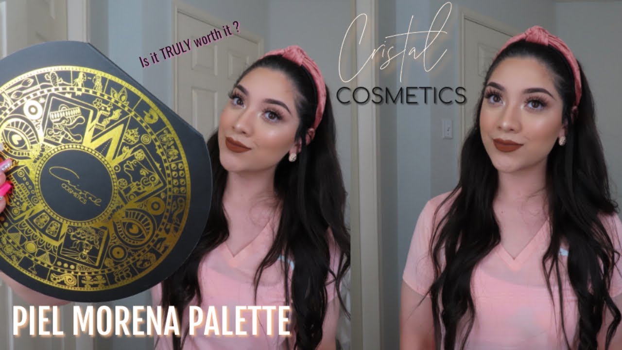 CRISTAL COSMETICS PIEL MORENA REVIEW | FIRST IMPRESSION | is it worth it?
