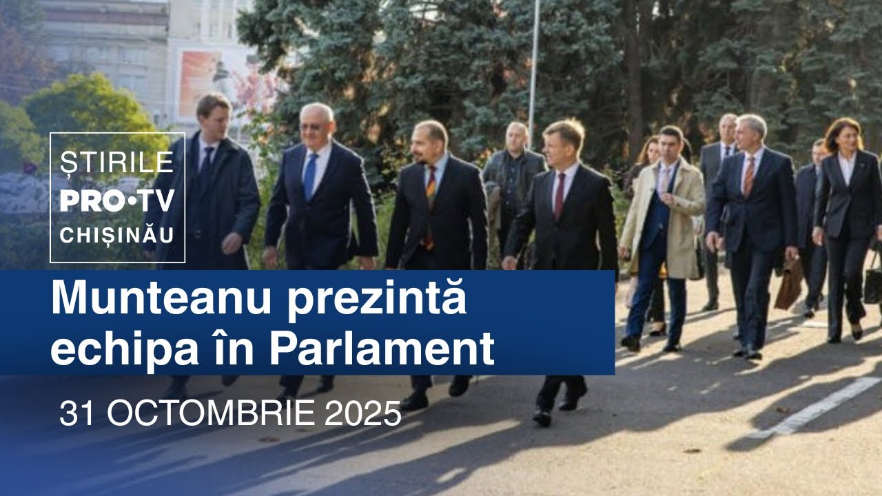 Știrile PRO TV (ORA 17:00) | MUNTEANU PREZINTĂ ECHIPA &Icirc;N PARLAMENT | Moldova 