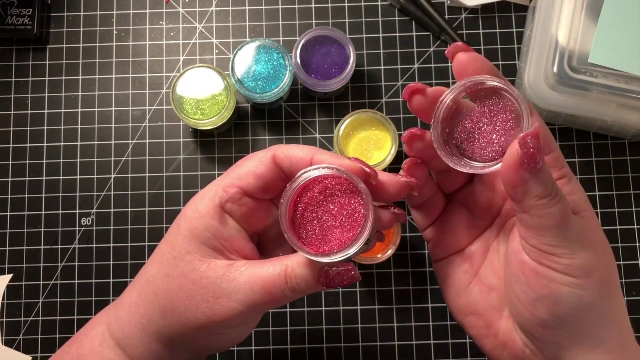 NEW COLORS!  Tinsel Embossing Powders from Ranger