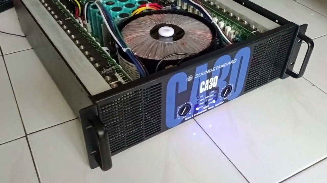 cek power ca30 sound standar