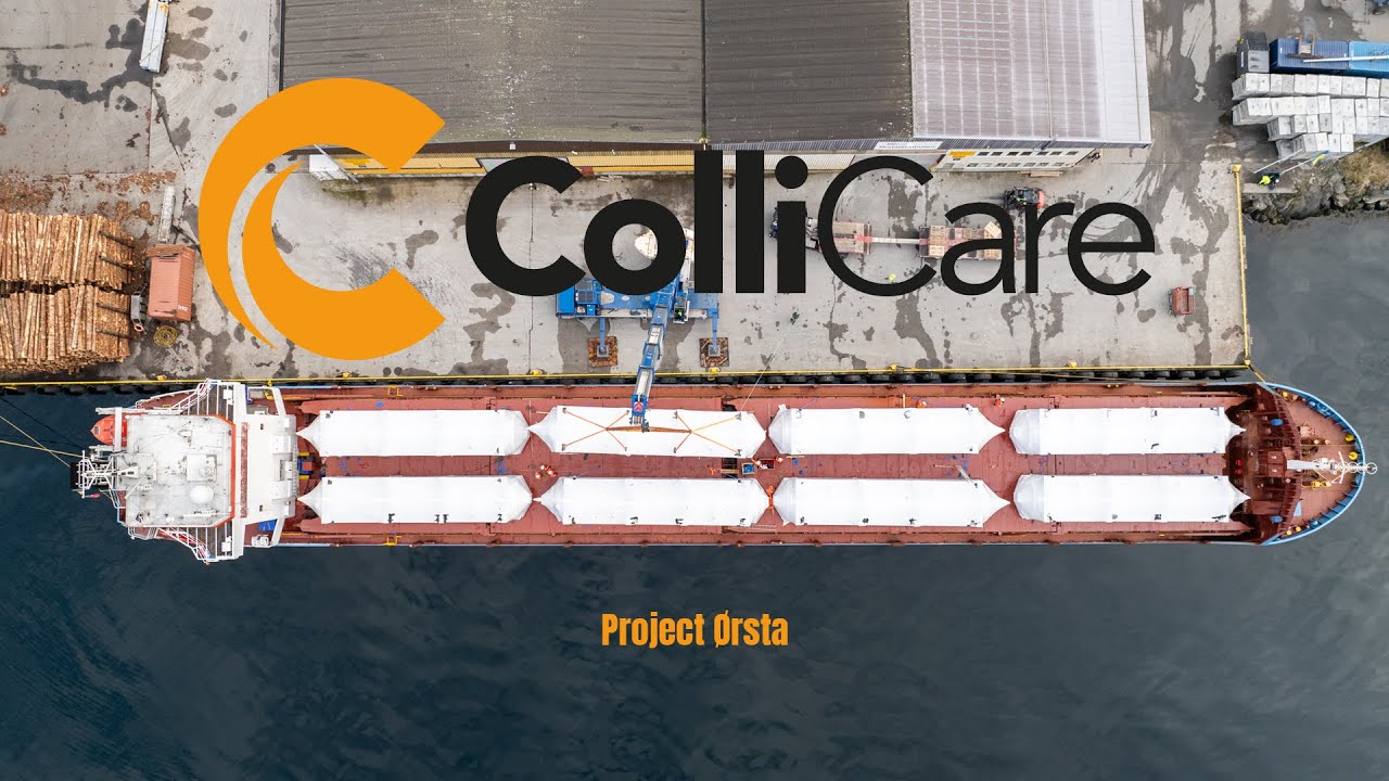 Collicare Projects Massive transport of reactors for bioass plant in Raudemel, Norway!