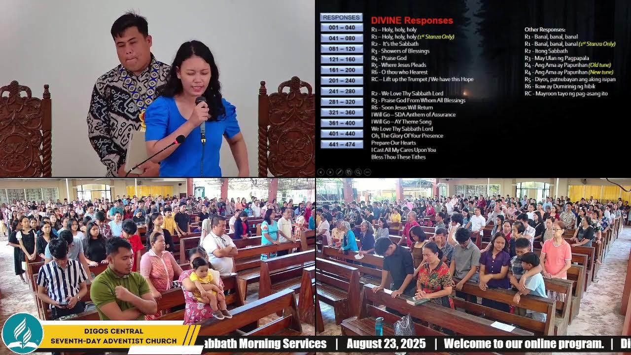 Digos Central Adventist Church - Sabbath Morning Services - August 23, 2025