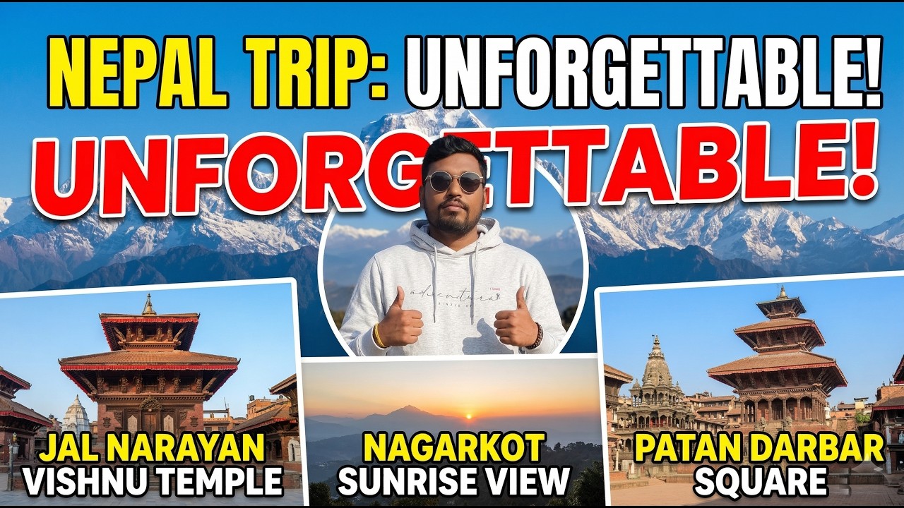 Jal Narayan Vishnu Temple || Nagarkot View Point || Patan Darbar Square || Kathmandu || Nepal