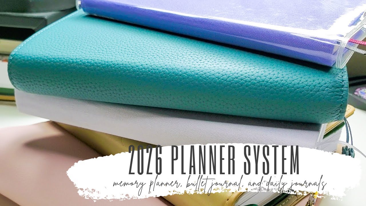 Система планирования на 2026 год | Планер Memory Planner, Bullet Journal и мои различные блокноты...