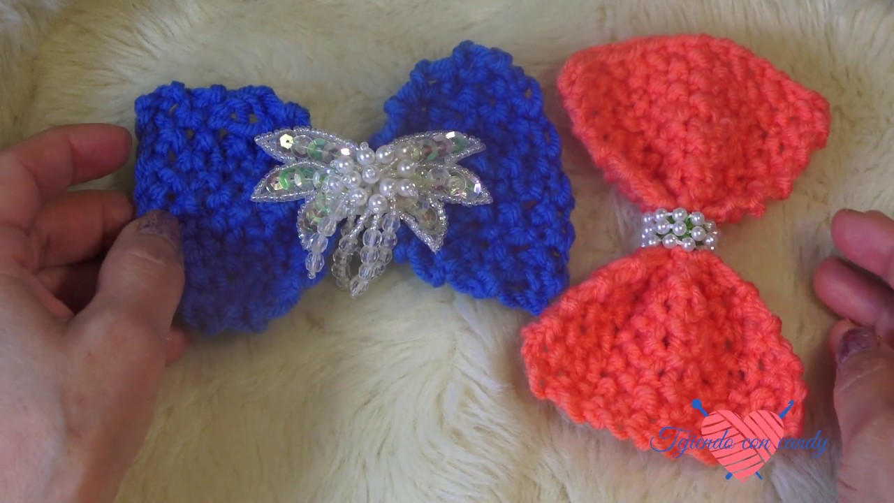 Lazos o monos  tejidos / How to Knit a bow