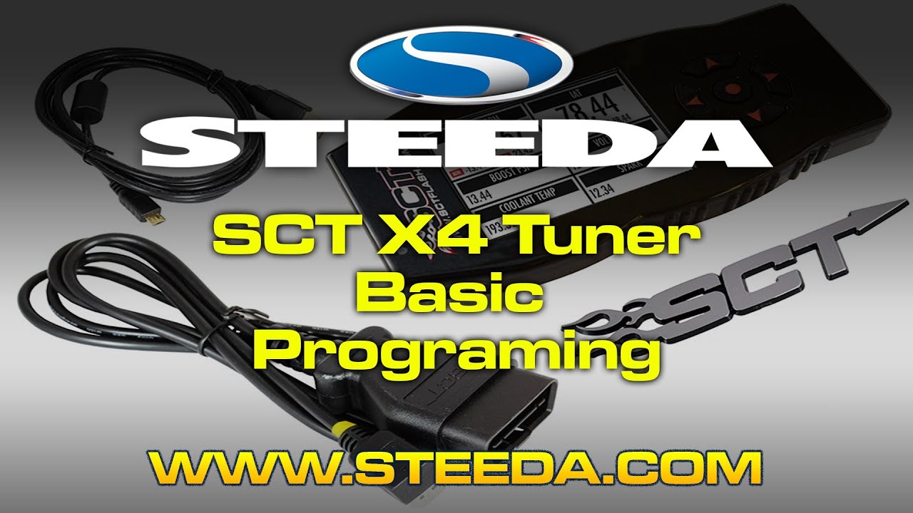 SCT X4 Mustang Tuner w/ Steeda Lifetime Certified Tunes