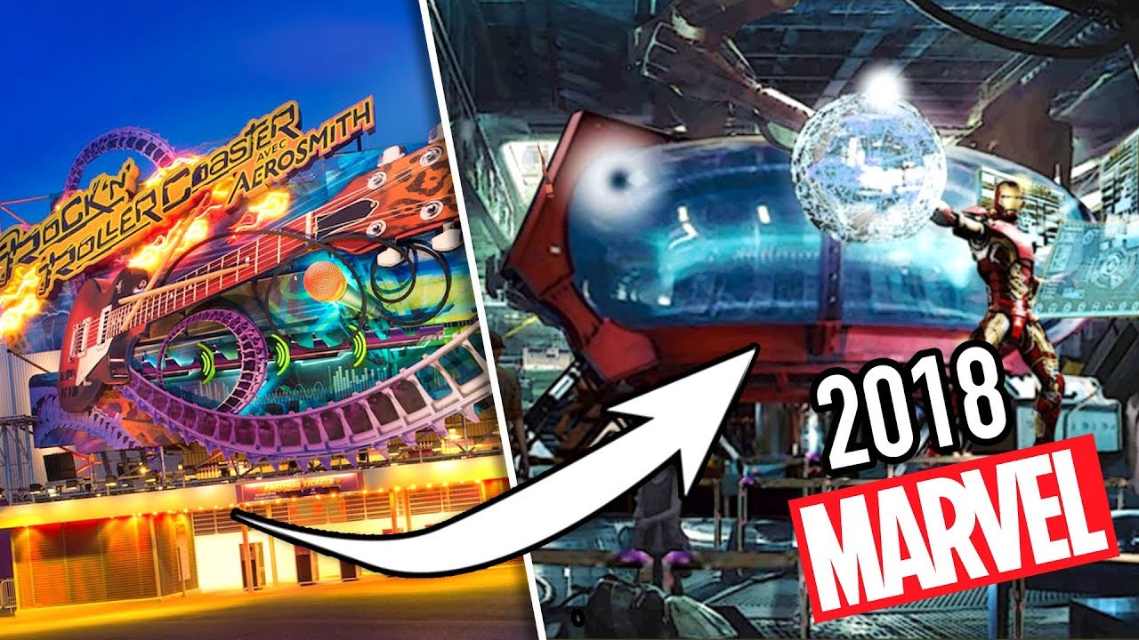 ROCK 'N' ROLLER COASTER REMPLACÉ PAR IRON MAN & LES AVENGERS EN 2018 !