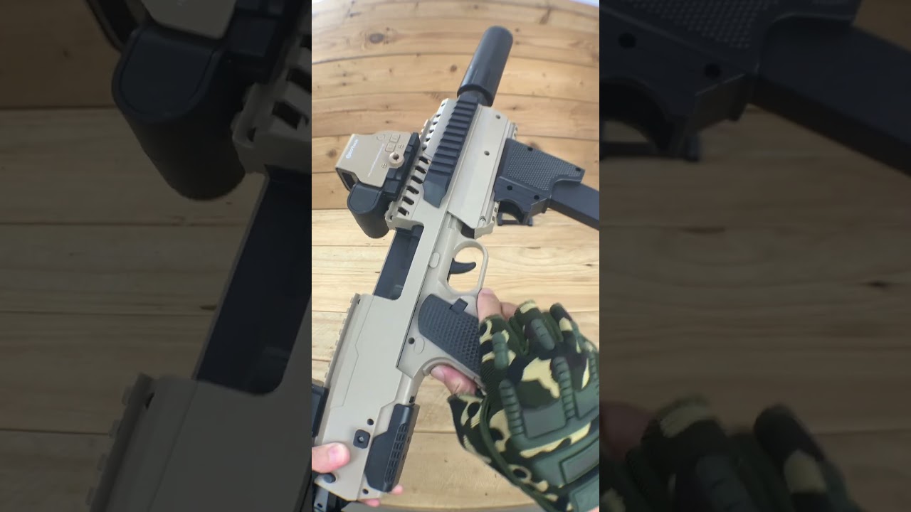 Realistic M1911 Toy Gun With Full Upgrade Kit