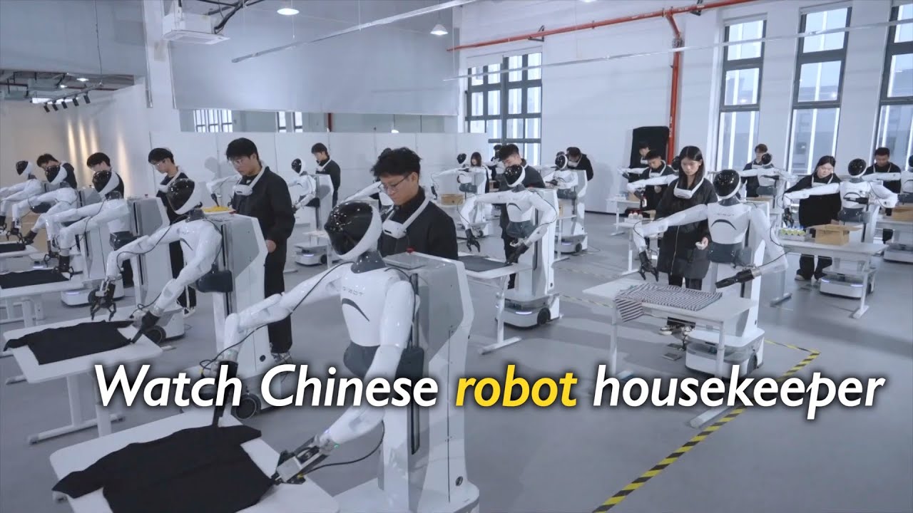 Chinese robotics firm Agibot trains AI-powered humanoid robots to learn like humans