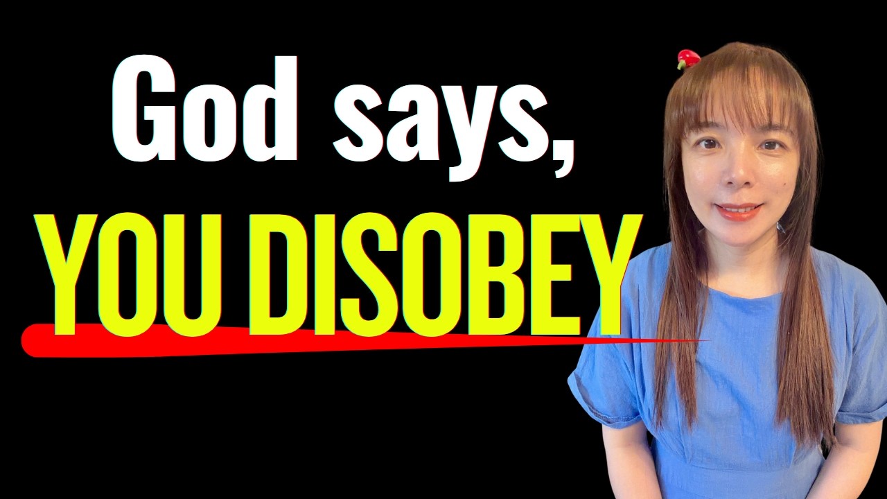 God says, IF YOU DISOBEY, THEN YOU WILL~~.  #propheticword #wordofgod #prophetic