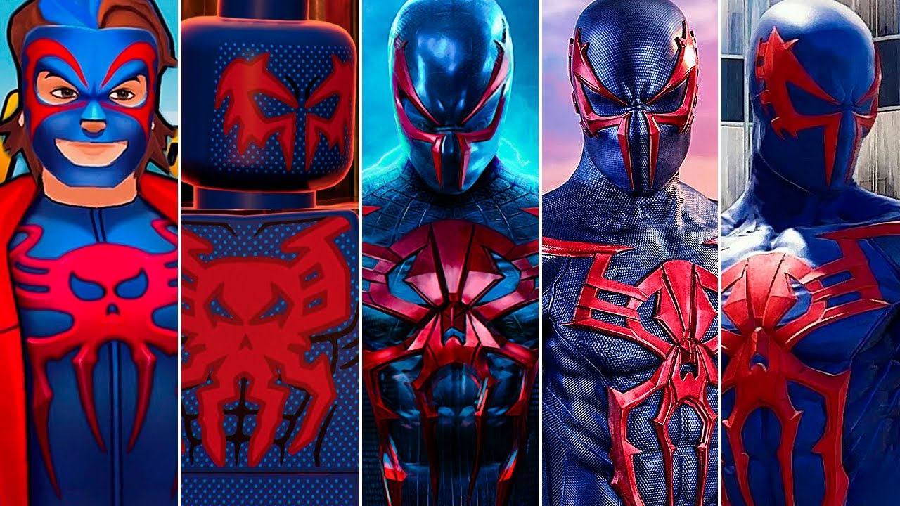 Evolution of Spiderman 2099 in Spider-Man Games