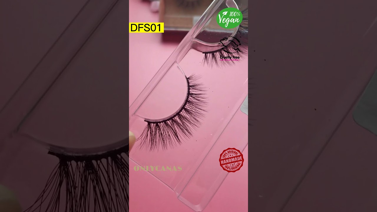 The Latest Vegan Eyelashes Bulk DFS01|Find Best Mink Lashes Vendor in China