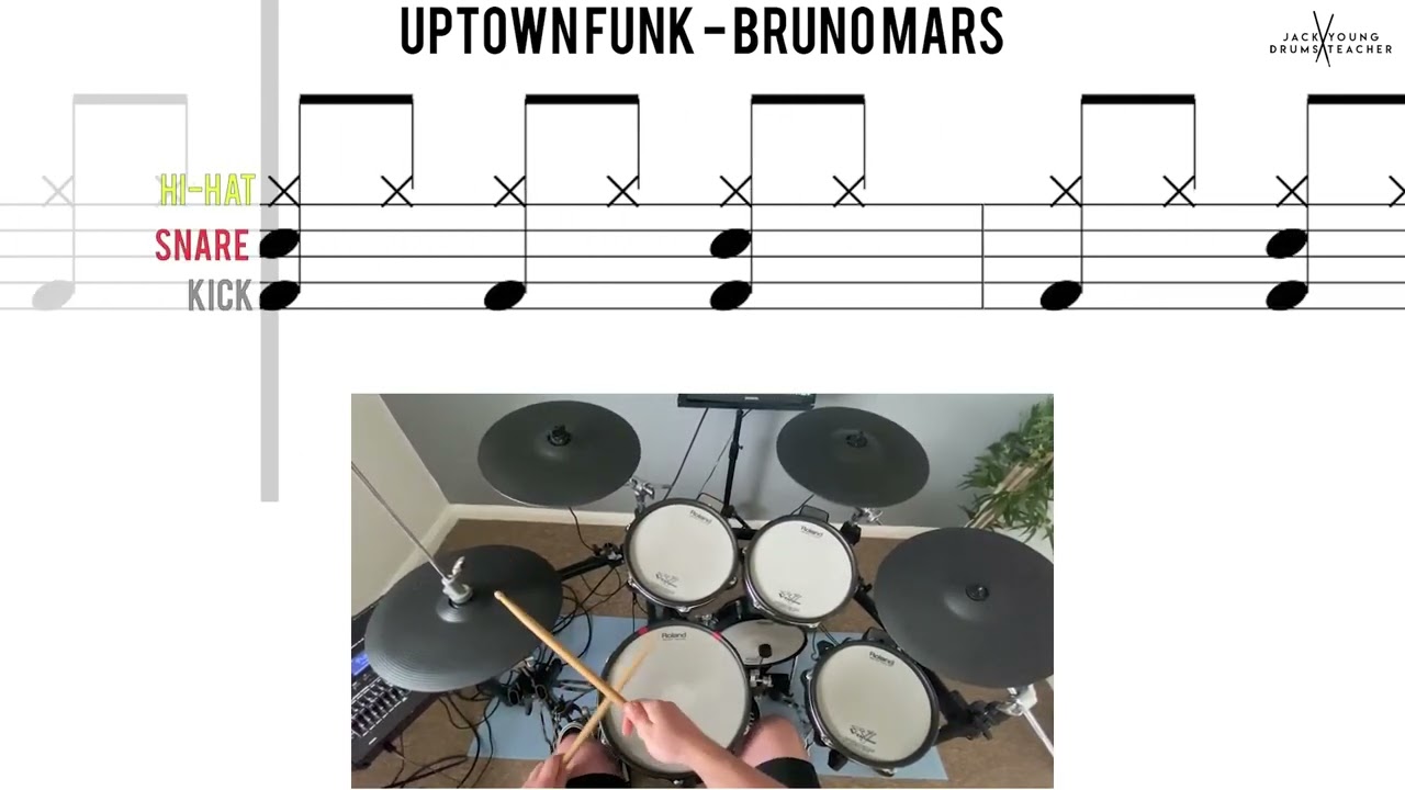 How to Play 🥁    Uptown Funk   Bruno Mars