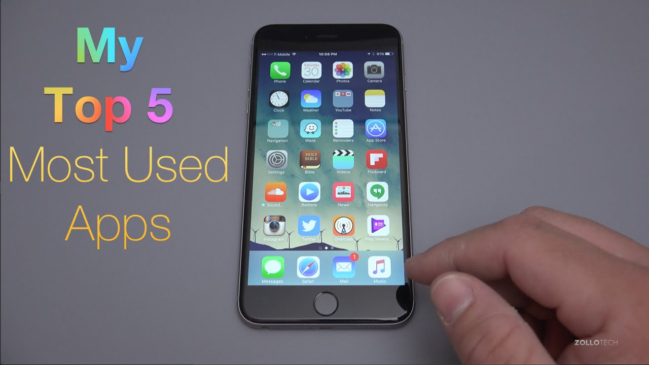 My Top 5 Most Used iPhone Apps