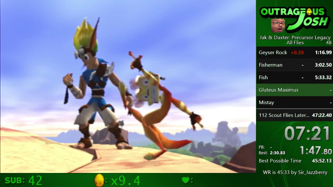 Jak and Daxter All Flies Speedrun in 46:48
