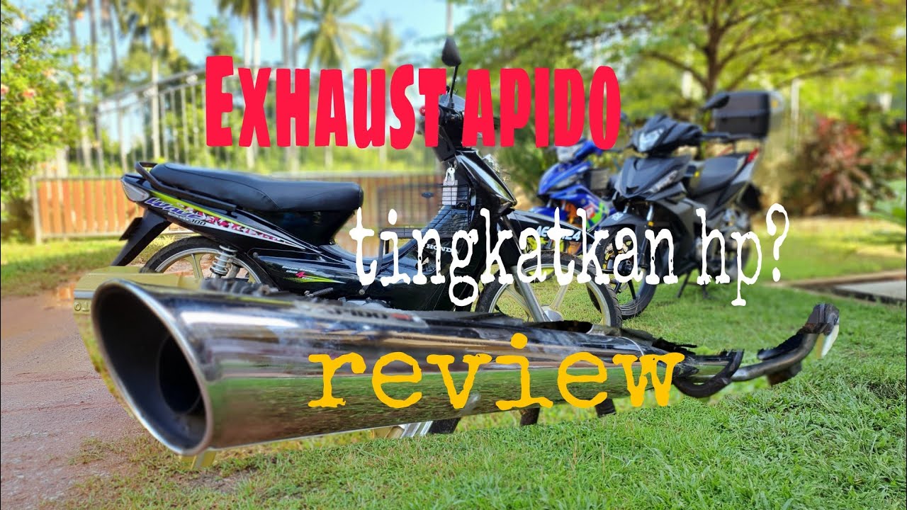 Exhaust Apido Cutting Standard boleh tingkatkan HP? #Honda #EX5 #Class1 #Apido #Exhaust