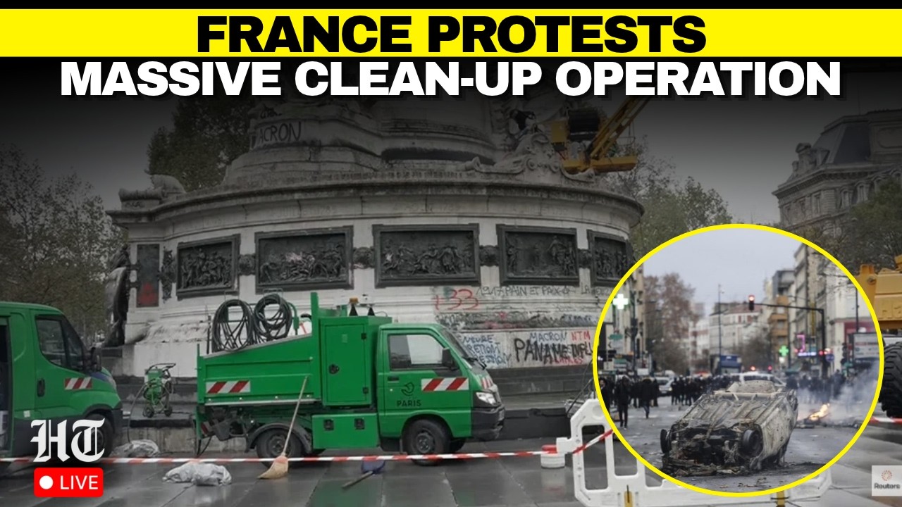 France Protest Updates Live: Massive clean-up operation sweeps across France after protests