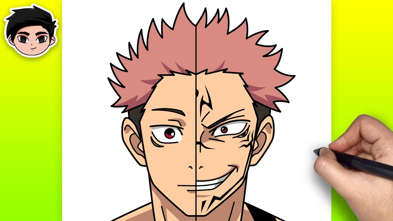 How To Draw ITADORI x SUKUNA | Jujutsu Kaisen - Easy Tutorial