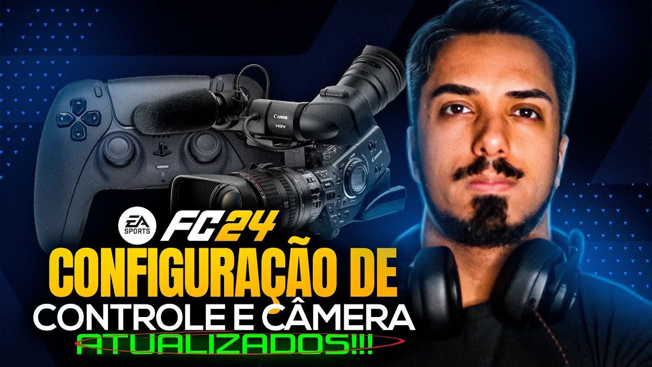 FC 24: MELHOR CONFIGURAÇÃO DE CONTROLE e CÂMERA ATUALIZADOS 🎮 MACETE PARA GANHAR MAIS DIVIDIDAS!!!