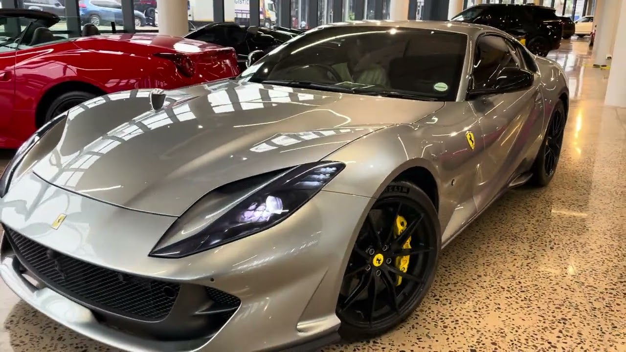 Ferrari 812 Superfast startup and  drive 