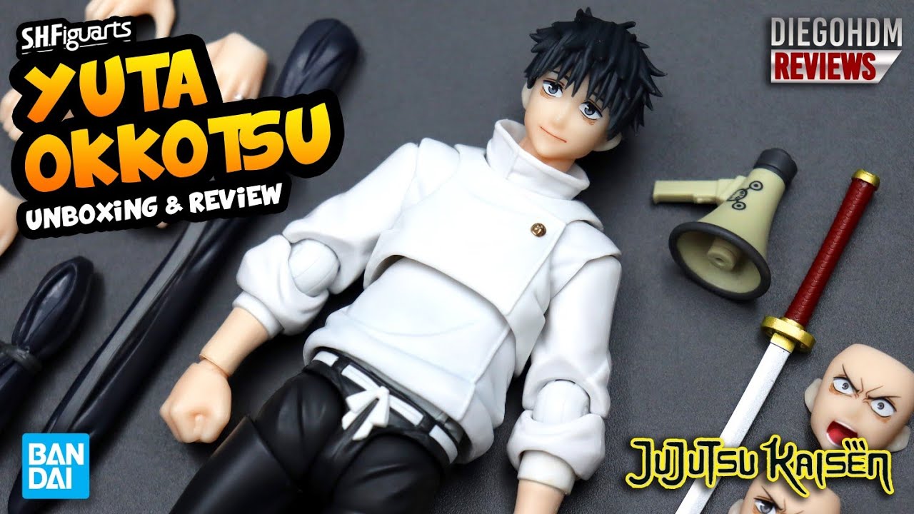 YUTA OKKOTSU Jujutsu Kaisen SH Figuarts Bandai Unboxing e Review BR