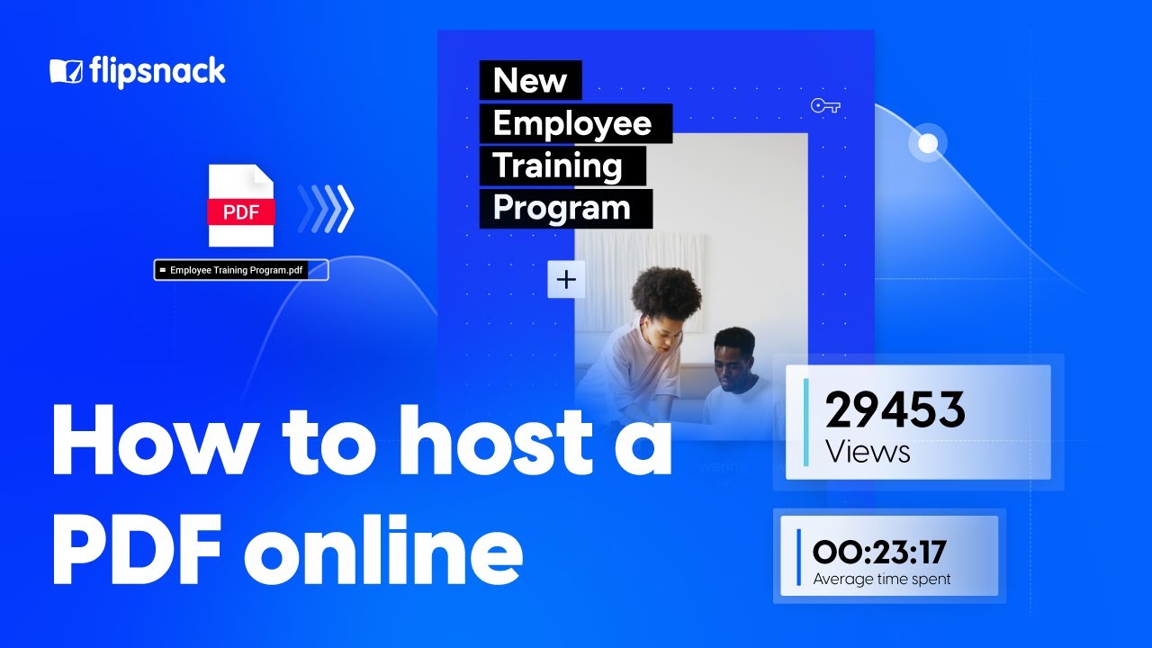 How to host a PDF online | Flipsnack.com