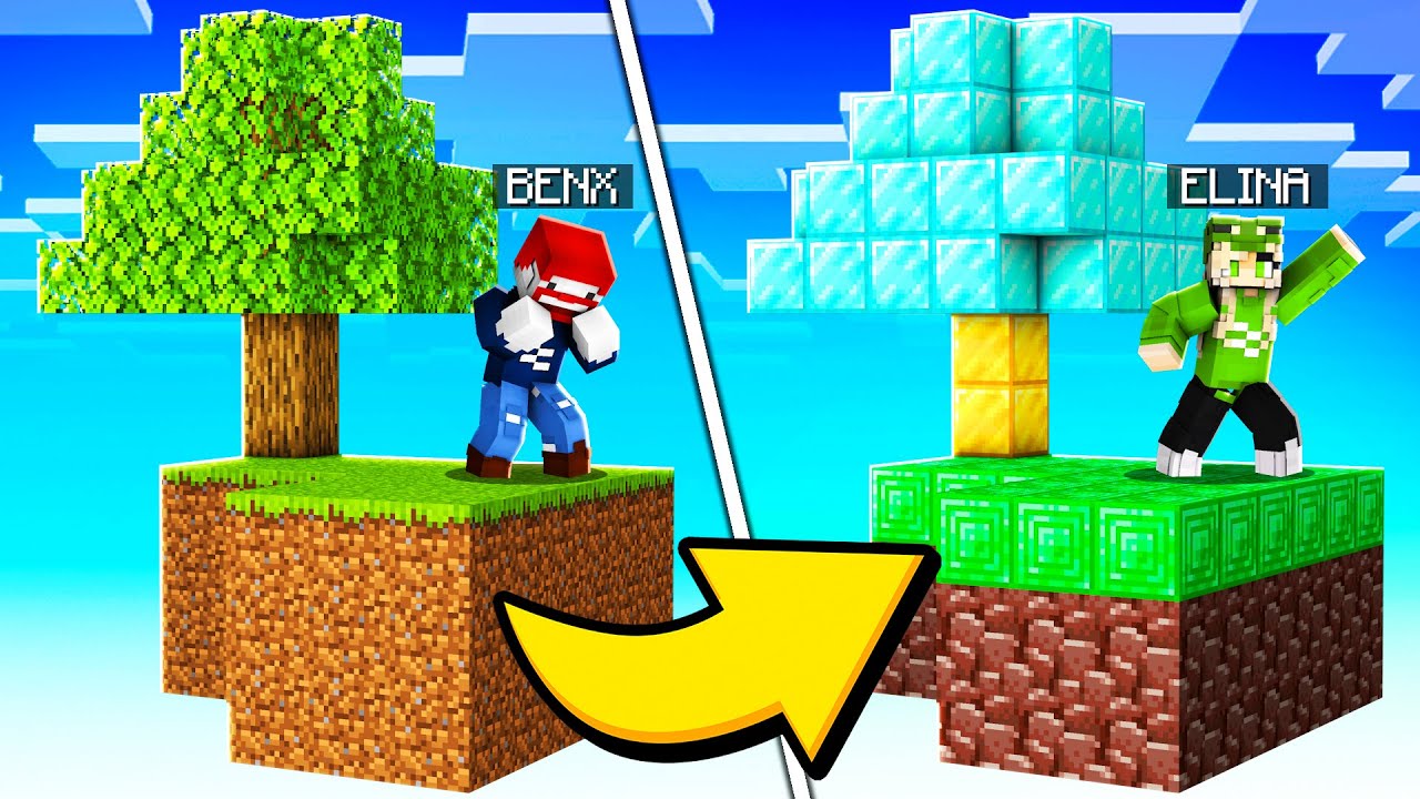 BENX UND ELINA in MINECRAFT SKYBLOCK