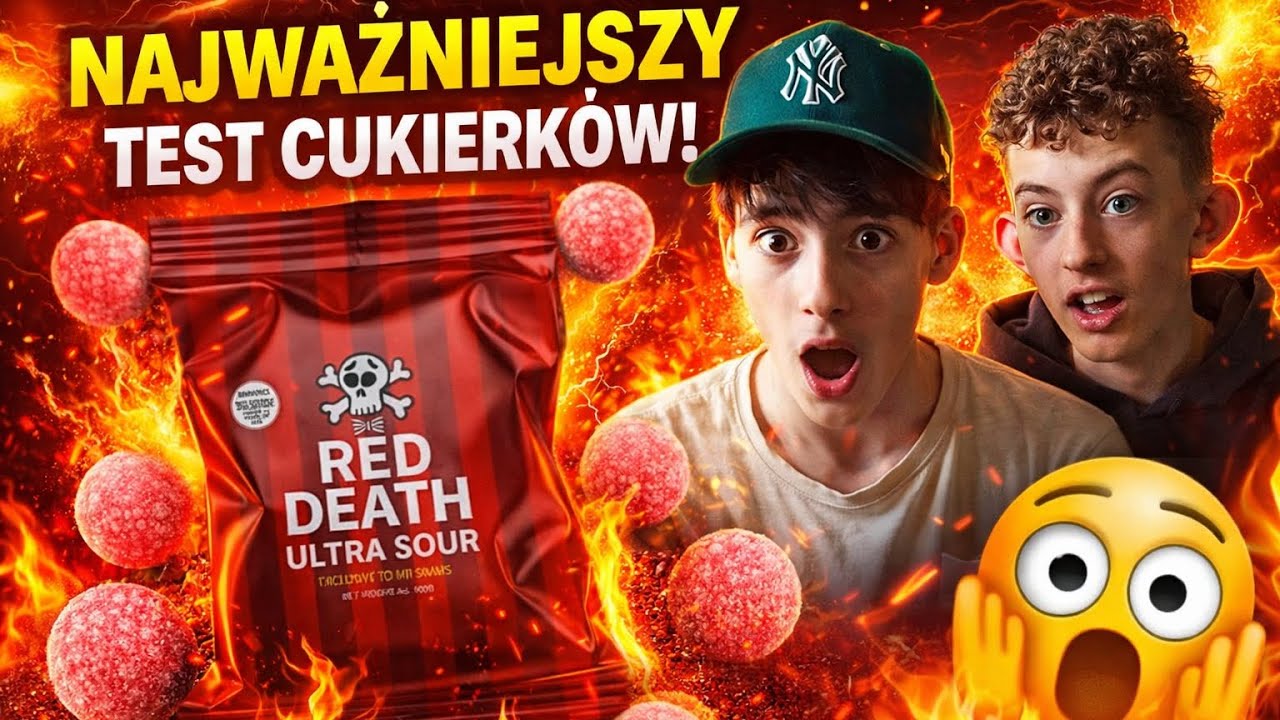 Test najkwaśniejszych cukierków.