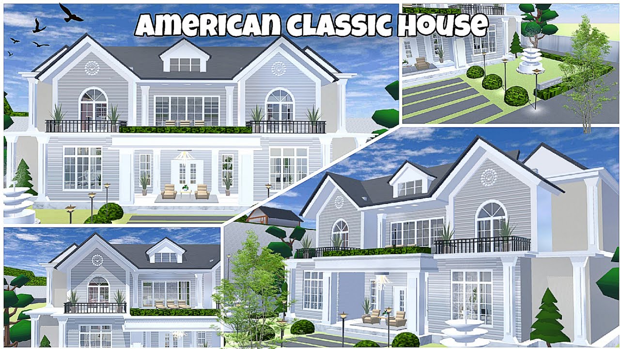 [SHARE ID] Американский классический дом в симуляторе школы Сакура 🏠